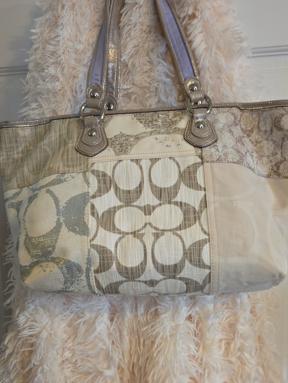 Coach Metallic Poppy Rocker Bag - Picture 6 of 10